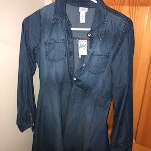 BRAND NEW! Jean dress from Justice!